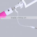 Cheapest Wired Selfie Stick, Smart Phone Holding Wired Monopod With Shutter Button, High Quality Monopod Selfie Stick thumbnail-2