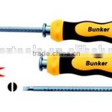 Slotted and Philips Adjustable Telescopic Double Drive Screwdriver, Three Plug Screwdriver