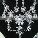 Clear Crystal stones Alloy necklace