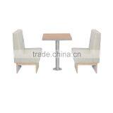 foshan custom fabric restaurant booth sofa