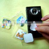 Customized Display Cleaner Sticker/Microfiber Adhensive Sticky Mobile Phone Screen Cleaner Wipe thumbnail-3