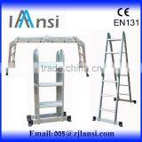 4x3 Steps Folding Aluminium Multi Purpose Ladder With EN131