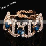 Silver & Gold Daily Fashion Alloy Crystal Bracelets Jewelry thumbnail-1