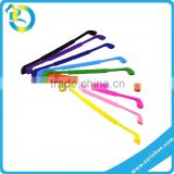 wholesale fun custom shape colours soft round glasses silicone rope