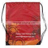 Polyester Material Draw String Bag, Reusable Waterproof Drawstring Bag