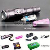 POPPAS 6611 Newest USB Led Flashlight Hunting Waterproof High-power Led Flashlight With Power Bank thumbnail-6
