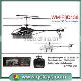 FACTORY PRICE!F3D138 Plastic rc Mini Helicopter With Gyro