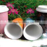 Creative Starbuck Double Layer Pure Color Glazed Ceramic Mug thumbnail-2