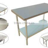 NSF Approval Detechable Prep Stainless Steel Work Table for Commercial Kitchen or Restaurant thumbnail-3