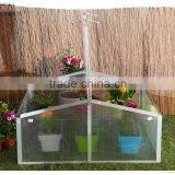With Two Vents 360 Angel Openning Aluminium Mini Garden Greenhouse thumbnail-2