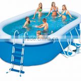 trapezoidal oval shape water pools