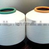 spandex polyester covered yarn in raw white for socks