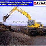 MAXWAY MACHINE COMPANY ~ Amphibious Pontoon Undercarriage for PC200 PC210 PC220 Amphibious Excavator , Model: MAX200PU thumbnail-3