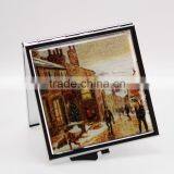 Logo OFFset Printing Cheap Square Pocket Mirror thumbnail-2