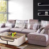 Modern Style Fabric Corner Sofa with seating Unit