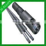 Wear and Corrosion Resistance Conical Twin Screw and Barrel for Recycling thumbnail-1