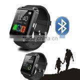 2016 U80 Smart Bluetooth Watch Call Message Reminder Sleep Monitor Drinking/Sedentary Remind/Anti-lost/Stopwatch/Alarm/Calender