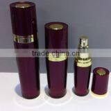 2014 New Design Round Shape Cosmetic Lotion Bottle Acrylic Lotion Bottle With Pump