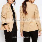 OEM Custom Made High Quality Fall Work Woman Fashion Design Jacket Blazer Clothing thumbnail-1