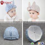 Rabbit Hair Cartoon Intimate Design Soft Brimless Infant Baby Kids Baseball Caps With Long Ears thumbnail-1
