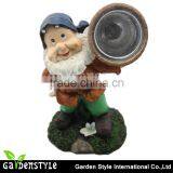 Christmas Dwarf Festival Decoration Poly-resin Outdoor Garden Modern Lamp