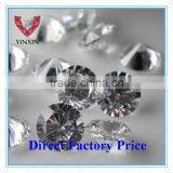 4.0mm White Color Round Shape Cubic Zirconia Fashion in Stock Factory thumbnail-1