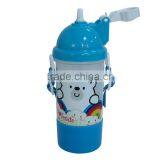 Screw Bottom Water Bottle With Straw thumbnail-5