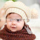 Lovely Toddler Kids Baby Boys Girls Pom Pom Knit Crochet Casual Beanie Hats Cap thumbnail-6