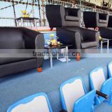 VIP Grandstand seating selecting different materials