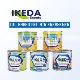 Oil Base Gel Air Freshener-natural smell black gel car perfume air freshener