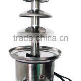 4 Layer Tier 170W Stainless Steel Chocolate Fondue Fountain With CE thumbnail-1