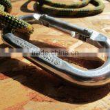 Recycled Climbing Rope & Carabiner Dog Leash - Red thumbnail-4