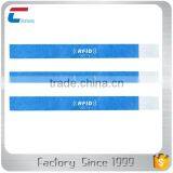 One Time Use Rfid Nfc Bands Paper Event Bracelets Wristbands for Festivals Events thumbnail-6