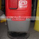 Customize Hot Plastic Dustbin Recycle Trash Bin Blow Molding , Sanitation HDPE Cheap Outdoor Plastic Dustbin thumbnail-2