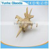 Wood 3D Vehicle Puzzles Warcraft 3D Woodcraft Kit Assemble Paint DIY 3D Puzzle Toys for Kids Adults the Best Birthday Gift