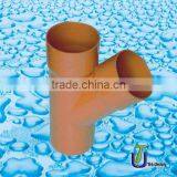 UPVC Skew Tee 45 With Single DIN/BS Plastic Tee/PVC Tees thumbnail-1