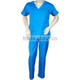 Unisex Solid Color Hospital Medical Uniform Scrub Suit thumbnail-3