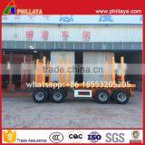 3 Axles 4 Axles Full Type Lowbed Truck Drawbar Flatbed Trailer For Sale thumbnail-2