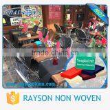 Wholesale Various Color Cheap Fancy Elegant Nonwoven Fabric to Make Tablecloths thumbnail-1