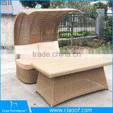 2017 Best Sale Modern Design And Popular Outdoor Sectional Daybed thumbnail-1
