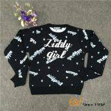 Jacquard Knitting Nice Sweater for Girls With Embroidery thumbnail-1
