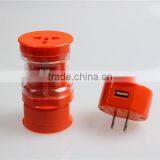 2016 Promotion Gift Item Multi World International Travel Adapter Low Price With USB Port From China Factory Directly thumbnail-4