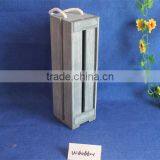 Vintage Handmade Cheap Wooden Wine Bottle Gift Packing Laths Boxes With Slide Lid thumbnail-5