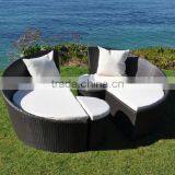 2017 Sigma Spring Arrival All Weather Lightweight Resin Wicker Outdoor Sofa Bed thumbnail-2