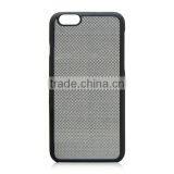 Paint PC Bottom + Silver Carbon Fiber Protective Cover for IPhone 6 Carbon Fiber Case thumbnail-1