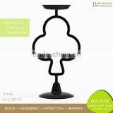 OEM/ODM Newly Designed Cheap Clear Glass Candle Holder thumbnail-3