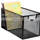High Quality Home Storage/Office Desk Stationery Storage Metal Mesh Black CD Box/CD Rank thumbnail-1