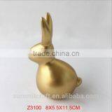 Resin Cute Easter Bunny Rabbit Figurine