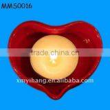 Ceramic Hearted Shaped Wedding Candle Gift thumbnail-1