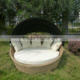 Wicker Sun Bed Furniture Outdoor Rattan Day Bed thumbnail-6